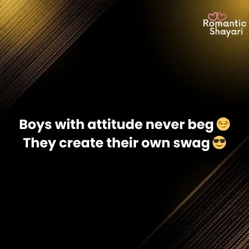 Attitude Shayari😎😎😎 Boy