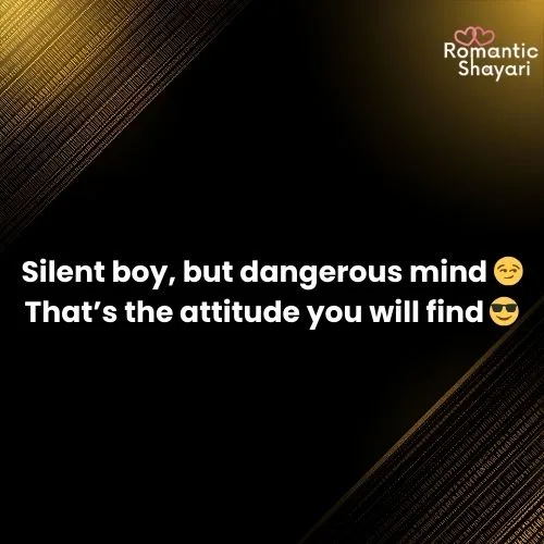 Attitude Shayari😎😎😎 Boy