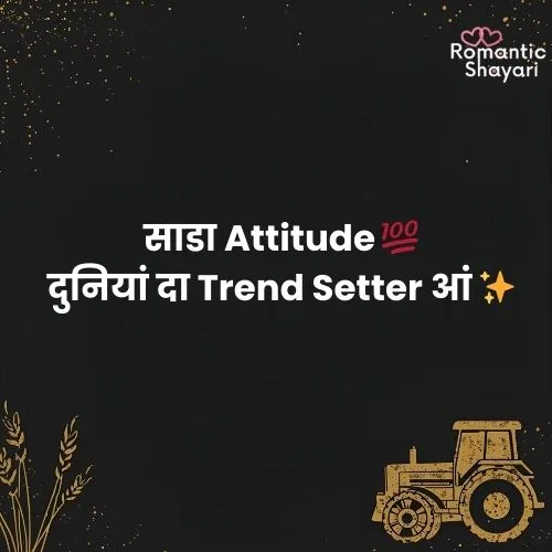 Punjabi Attitude Shayari 😎