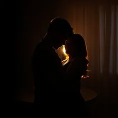 romantic couple pics at night