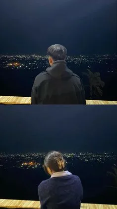 romantic couple pics at night