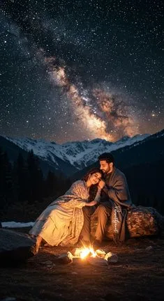 romantic couple pics at night