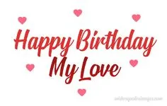 birthday wishes for love