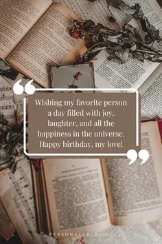 birthday wishes for love