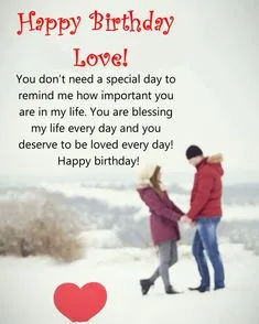birthday wishes for love