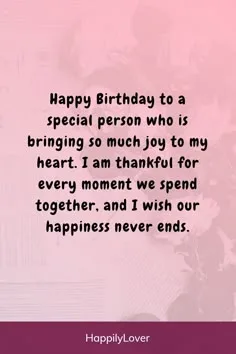 birthday wishes for love