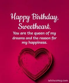 birthday wishes for love