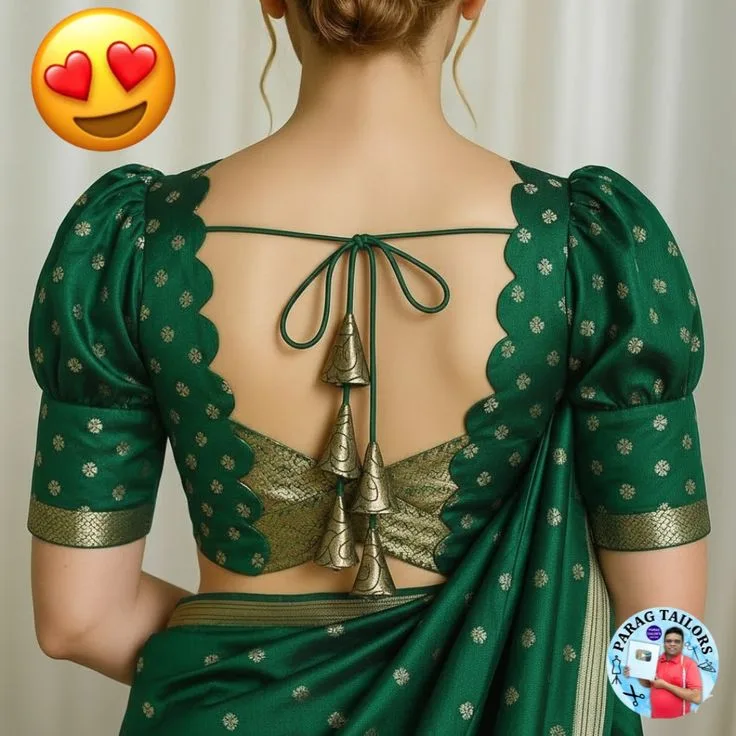 back neck latest blouse designs