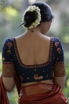 back neck latest blouse designs
