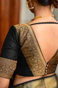 back neck latest blouse designs