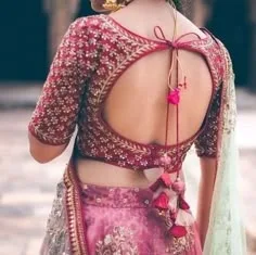 back neck latest blouse designs