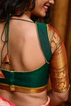 back neck latest blouse designs