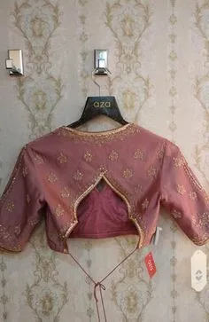 back neck latest blouse designs