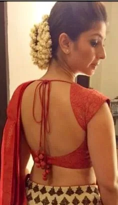 back neck latest blouse designs