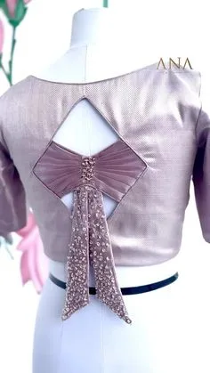 back neck latest blouse designs