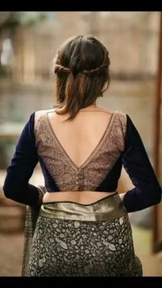 back neck latest blouse designs