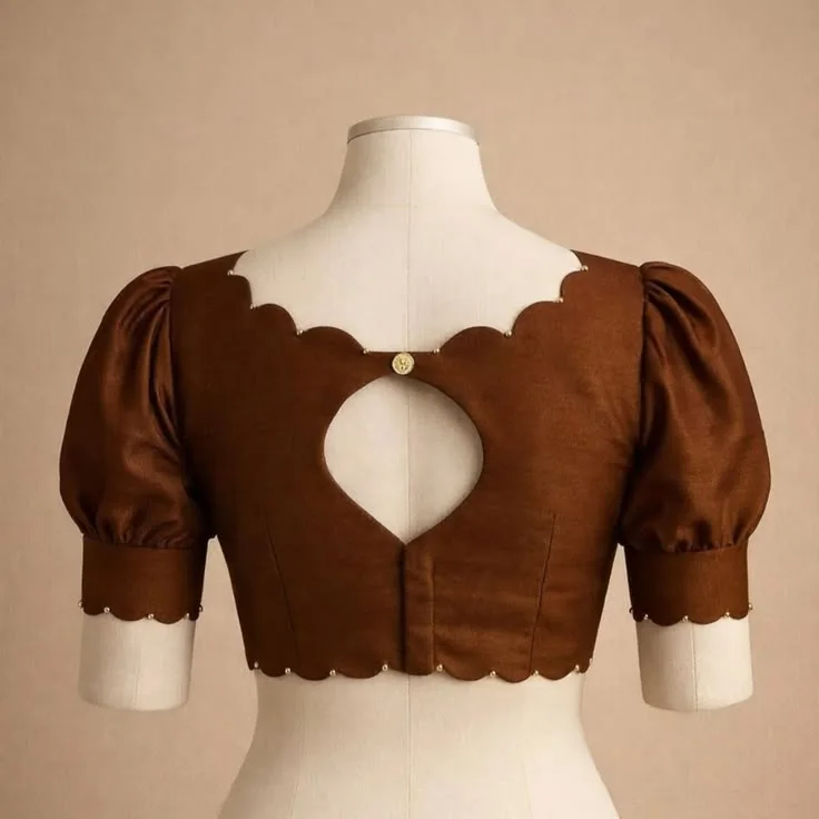 back neck latest blouse designs