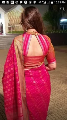 back neck latest blouse designs