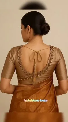 back neck latest blouse designs