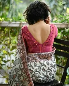 back neck latest blouse designs