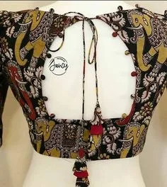 back neck latest blouse designs