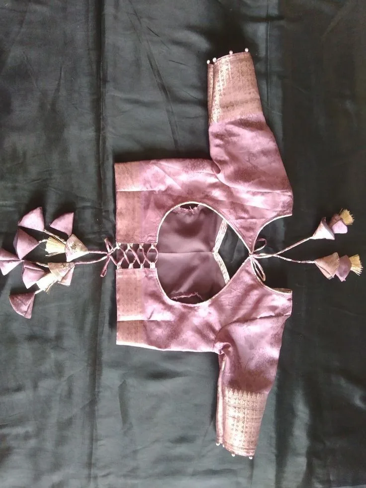 back neck latest blouse designs