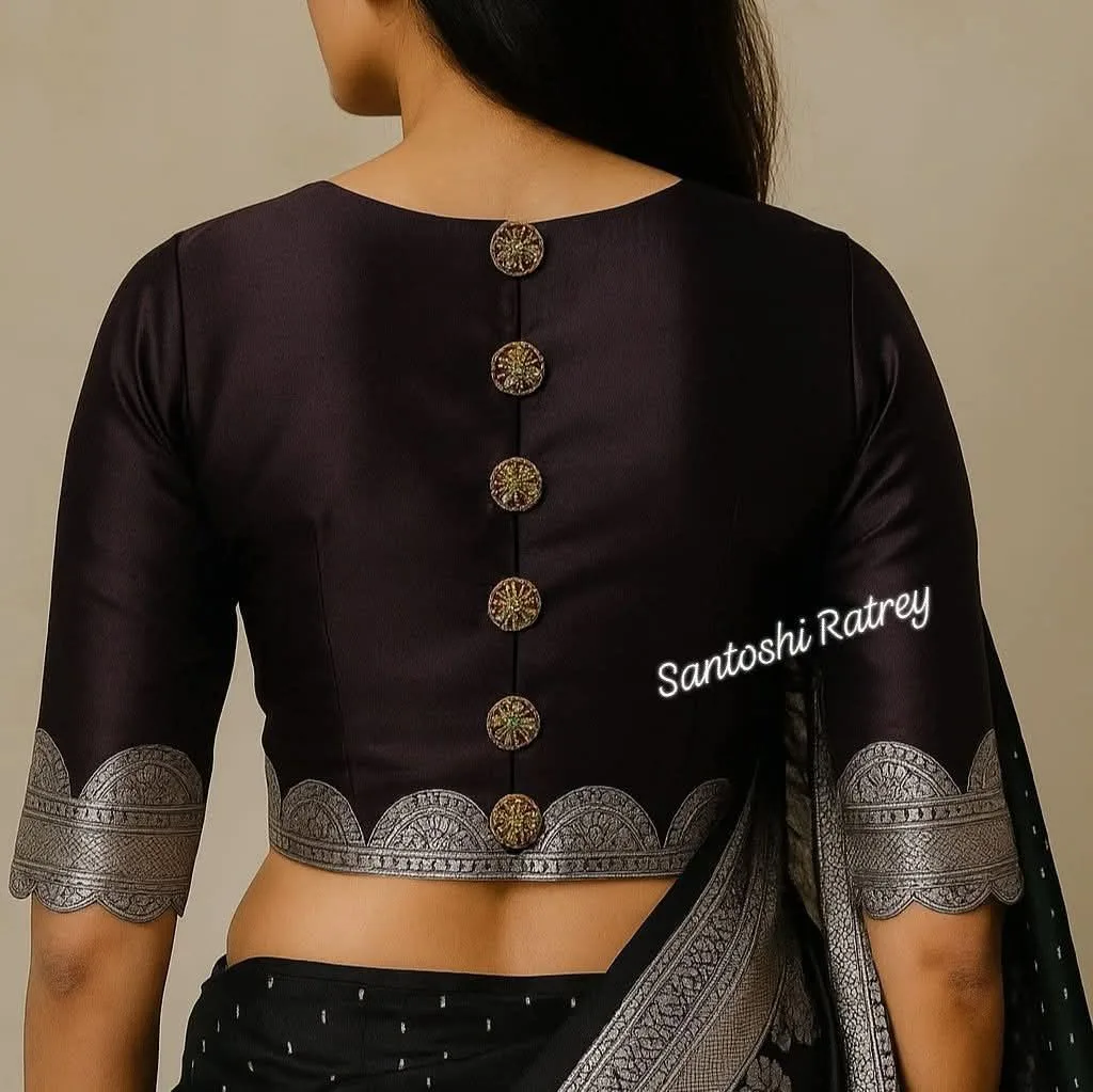 back neck latest blouse designs