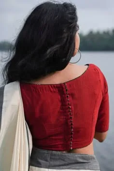 back neck latest blouse designs