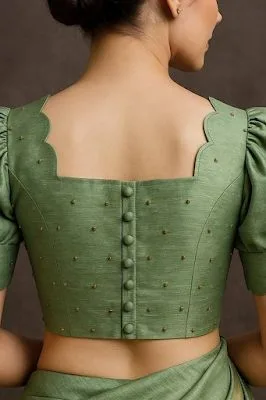 back neck latest blouse designs
