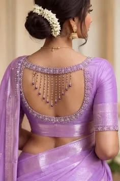 back neck latest blouse designs