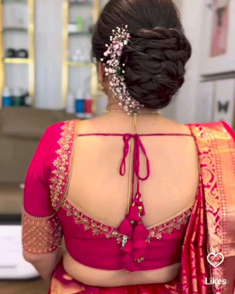 back neck latest blouse designs