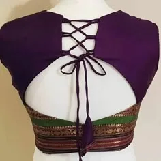 back neck latest blouse designs