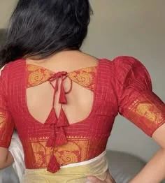 back neck latest blouse designs