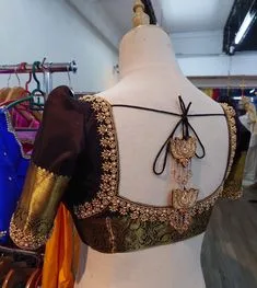 back neck latest blouse designs
