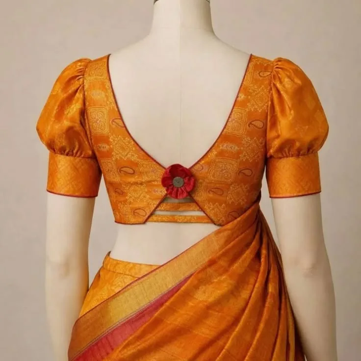 back neck latest blouse designs