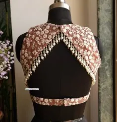 back neck latest blouse designs