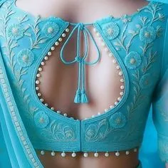 back neck latest blouse designs