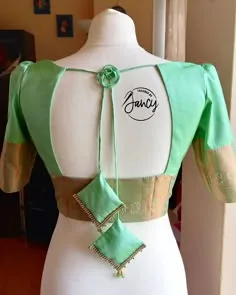 back neck latest blouse designs