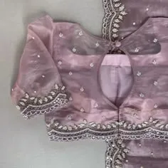 back neck latest blouse designs