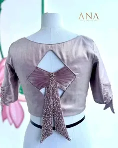 back neck latest blouse designs