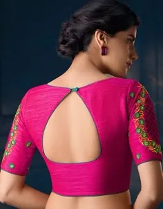 back neck latest blouse designs