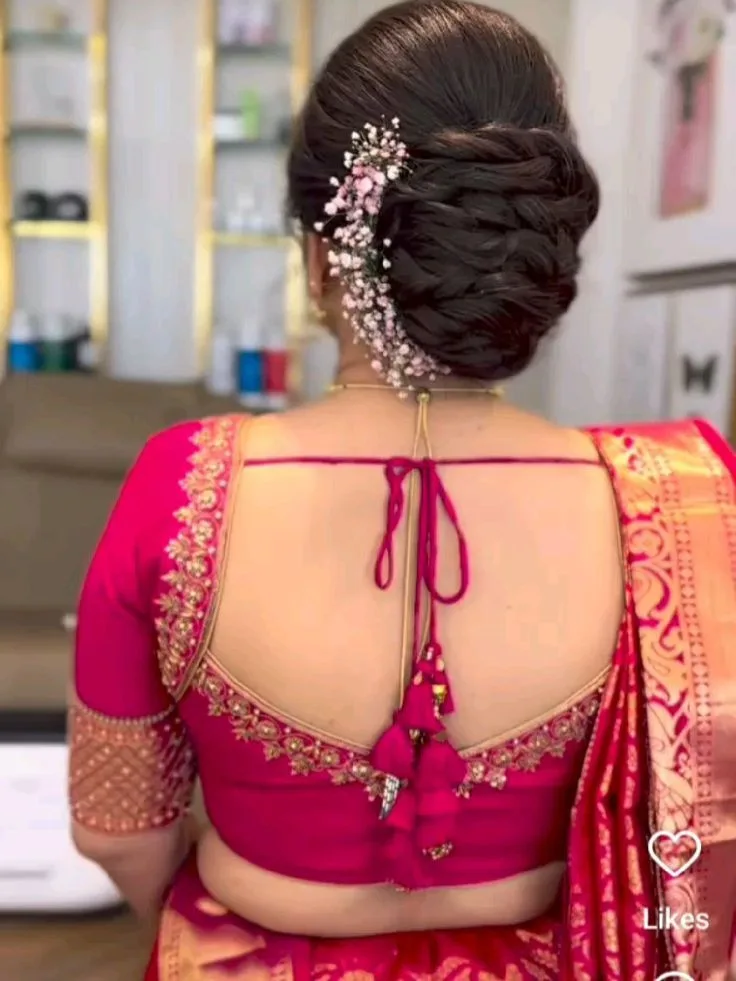 back neck latest blouse designs