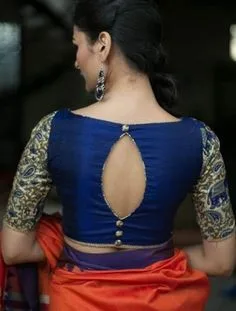 back neck latest blouse designs
