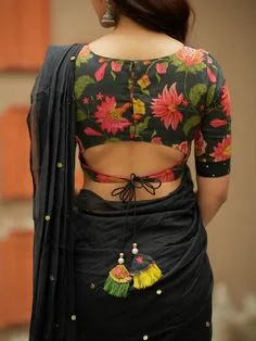 back neck latest blouse designs