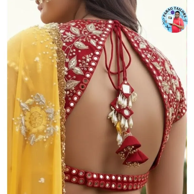back neck latest blouse designs