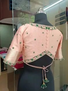back neck latest blouse designs