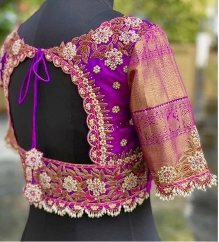fancy latest blouse designs