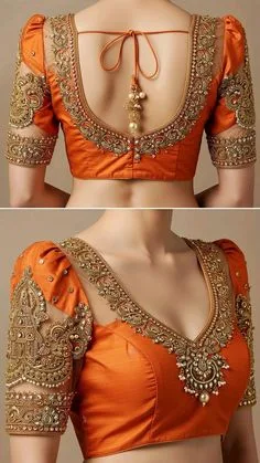 latest blouse designs front and back