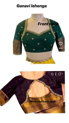 latest blouse designs front and back
