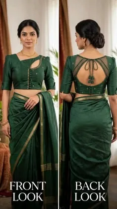 latest blouse designs front and back